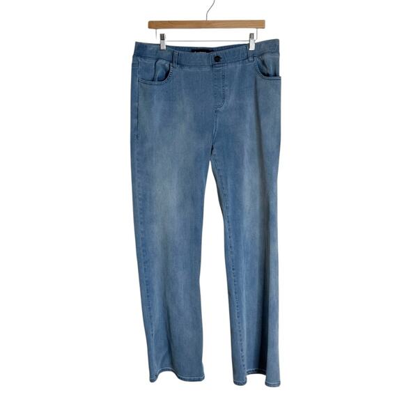 Betabrand Signature Mid Rise Denim Bootcut Jeans Lightwash Womens Size XL - Picture 12 of 12